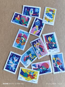 série unique timbres Français..mon spectaculaire