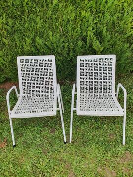 chaises avec accoudoirs pour extérieure