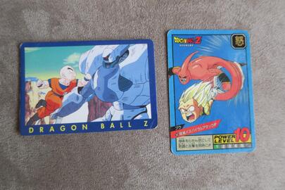 Lot de 2 anciennes cartes DBZ