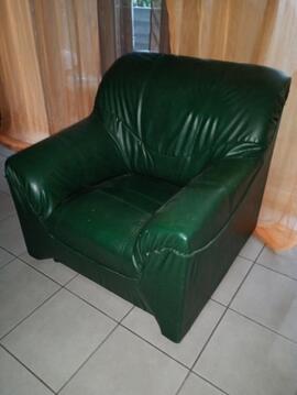 Fauteuil en cuir