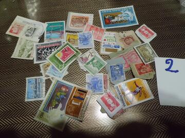 lot de timbres monde lot 2