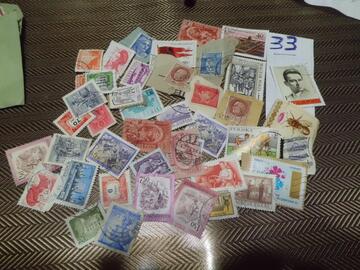 lot timbres monde lot 33