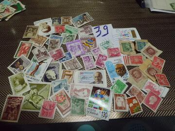 lot timbres monde lot 39