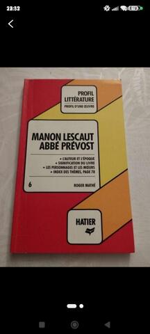 Manon Lescaut abbé Prevost