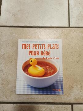 Livre Mes petits plats pour bébé