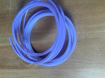 bracelet plastique violet