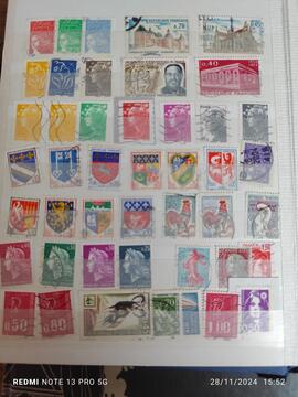 2 pages timbres Français..28/11