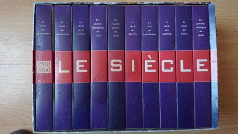 Coffret 10 Cassettes VHS Le Siècle