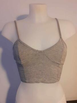 Crop top gris Shein TS