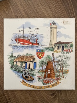 plaque poterie La tranche sur mer (85 Vendée)