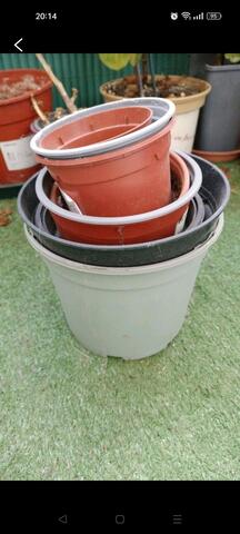 Pots en plastique