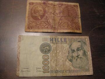 Billets italiens