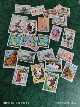 lot unique timbres Mali