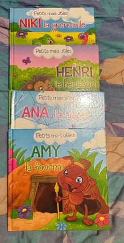 lot 7 livres enfant « petits mais utiles »