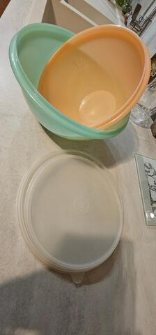 lot de 2 plats Tupperware