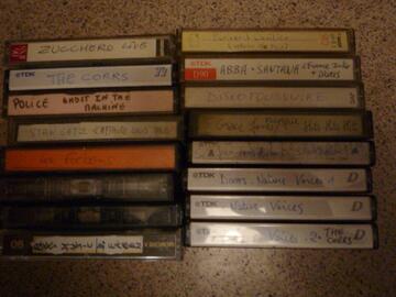 Lot de 16 cassettes audio