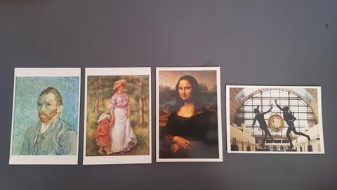 Cartes postales "tableau d'art"