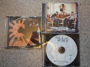 Lot de 3 cd musique, vérifiés. Originaux sauf 1 qui est gravé.