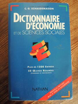 Dictionnaire d'économie