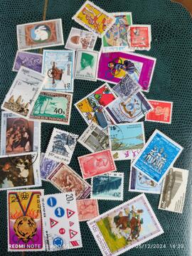 lot unique 30 timbres Asie le 5/12