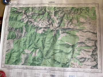 Carte IGN région de Larrau