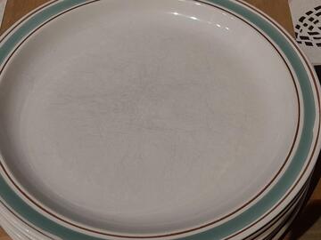 6 assiettes plates