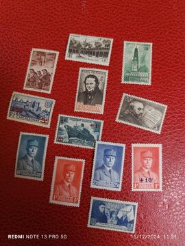 lot timbres France non oblitérés