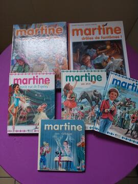 6 livres de " Martine "