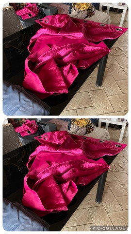 Lot de 2 rideaux « Fushia »