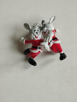 Figure lapin Pére-Noël