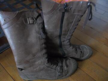 Bottes cuir