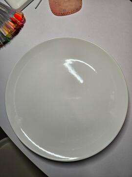 Assiette blanche