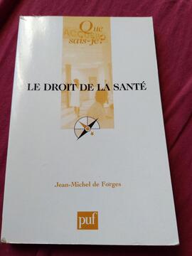 le droit de la santé que sais je ? puf