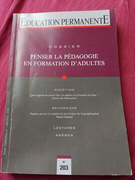 penser la pédagogie en formation d'adultes