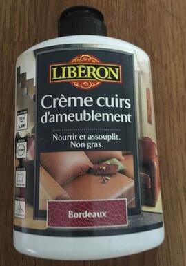 Crème soin du cuir bordeaux