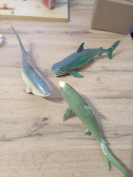 Lot de 3 requins