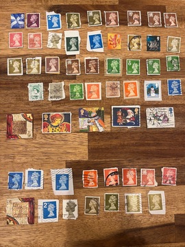 donne 55 timbres anglais