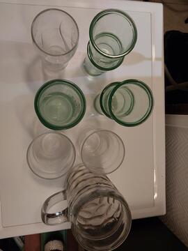 Collection de verres