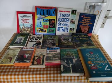 Lot d'une centaine de livres