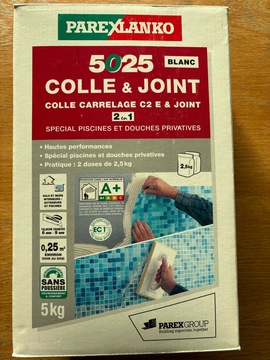 colle parexlanko carrelage piscine et douche