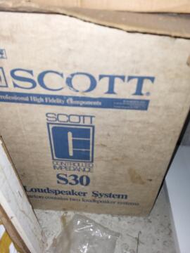 enceintes Scott 30S