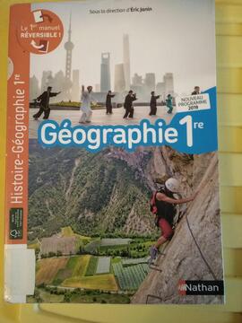 Livre scolaire GEOGRAPHIE