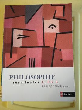 Livre scolaire PHILOSOPHIE