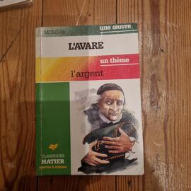 Livre sur l'avare