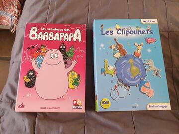 dvd les clipounets comptines 1 à 6 ans , dvd barbapapa