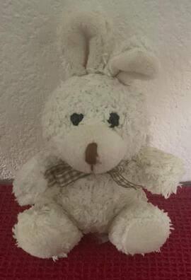 - Petite peluche lapin a été lavé avant que je le donne