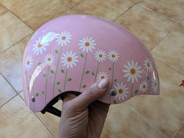 casque nutcase rose taille M