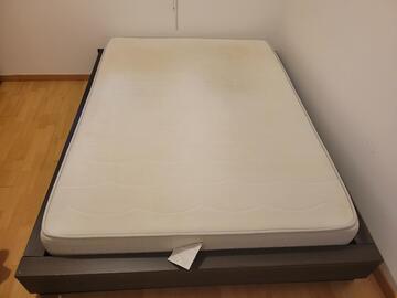 sommier + tête de lit + matelas