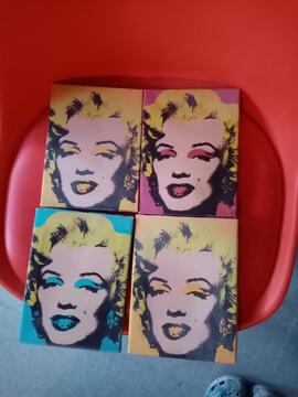 Lot tableaux Marilyn