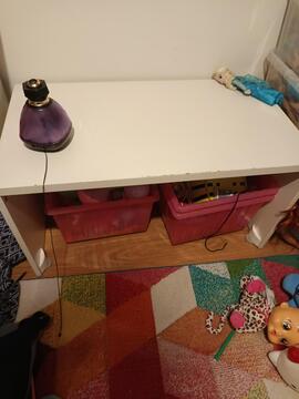 table Ikea pour coffre